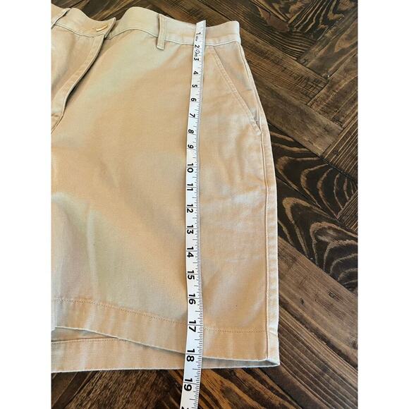 Lauren Ralph Lauren Shorts Womens 10 Khaki Safari Hong Kong 80s 90s Y2K Grunge - Picture 7 of 8